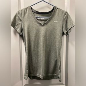 Nike Gray Athletic Short Sleeve